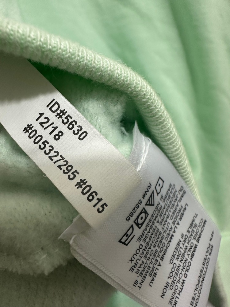 Express Hoodie Women Size XL Mint Green Pullover Kangaroo Pocket Drawstring Hood - Picture 14 of 14